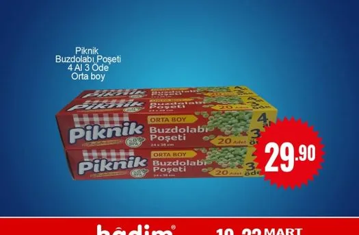 Hadim 19 Mart - 23 Mart İndirim Broşürü Kataloğu - Hi
