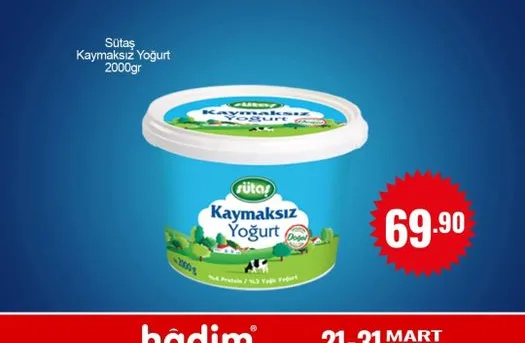 Hadim 21 Mart - 31 Mart İndirim Broşürü Kataloğu - Hi