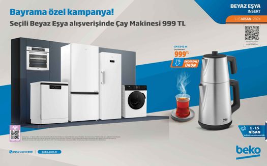 Beko 1 Nisan - 15 Nisan Beko Beyaz Eşya Kataloğu - Hi