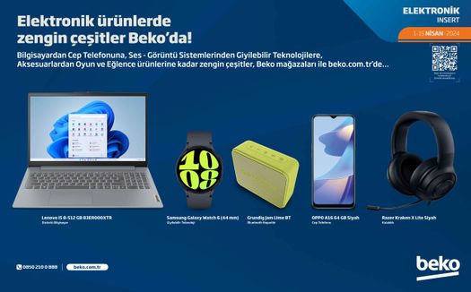 Beko 1 Nisan - 15 Nisan Beko Elektronik Kataloğu 6 - Hi