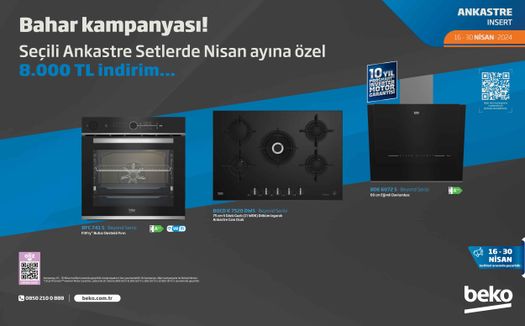 Beko 16 Nisan - 30 Nisan Beko Ankastre Kataloğu 3 - Hi