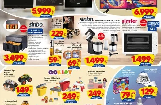 Şok Market 5 Nisan - 9 Nisan Şok Hafta Sonu Fırsatları Kataloğu - Hi